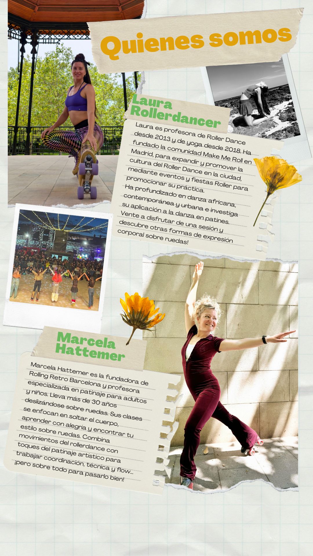 Profesores Retiro Rollerdance y Yoga